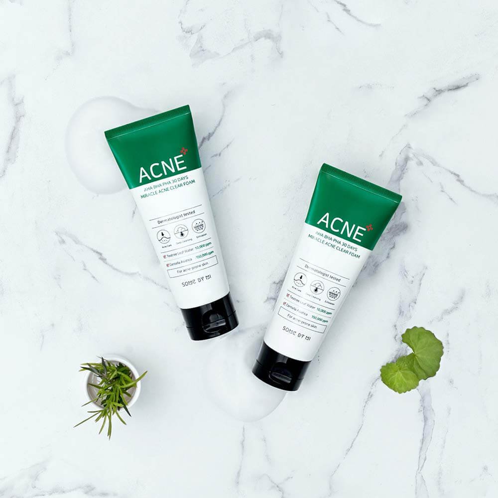 SOME BY MI AHA BHA PHA 30 Days Miracle Acne Clear Foam