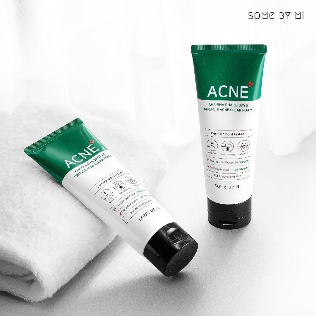 SOME BY MI AHA BHA PHA 30 Days Miracle Acne Clear Foam