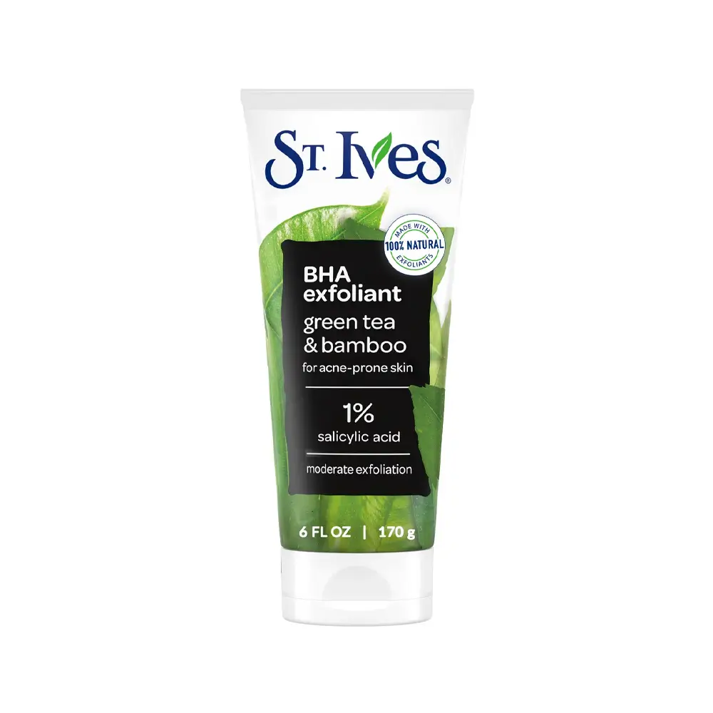St. Ives Bha Exfoliant Green Tea & Bamboo Scrub (170g | USA)