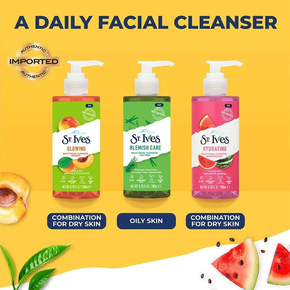 St. Ives Blemish Care Daily Facial Cleanser – Tea Tree (200ml | Korea)