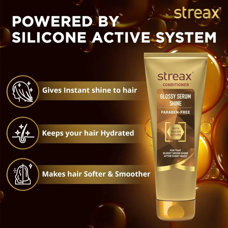 Streax Glossy Serum Shine Conditioner (240ml | India)