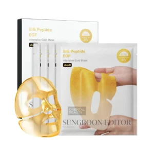 Sungboon Editor Silk Peptide EGF Intensive Gold Mask – 4pcs