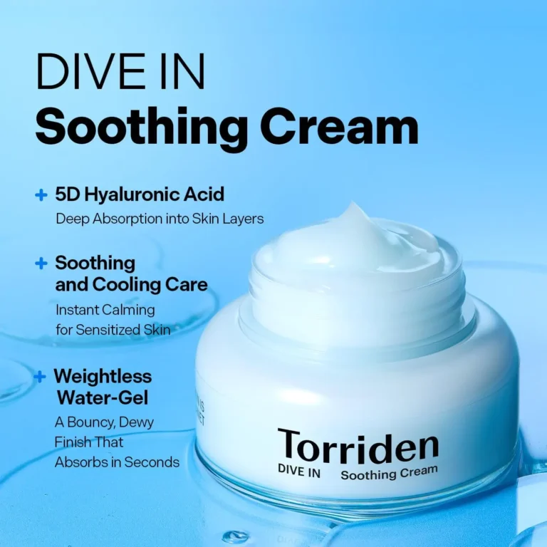 Torriden Dive In Low Molecular Hyaluronic Acid Soothing Cream 100ml