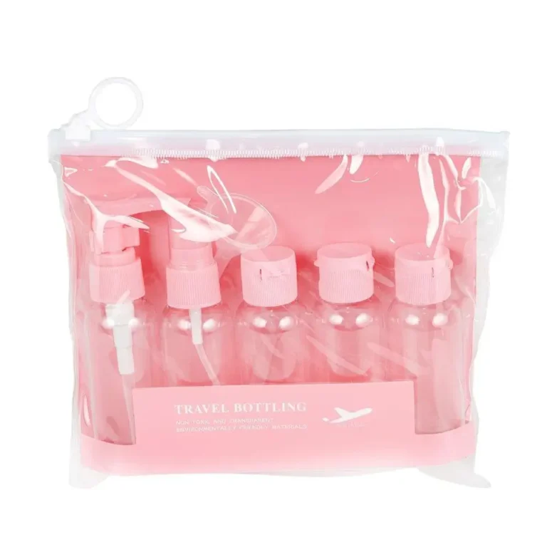 Travel Bottle Set 7 in 1 – Pink