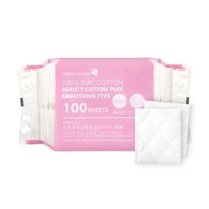 URBAN LEAVES Pure Cotton Pad Embossed