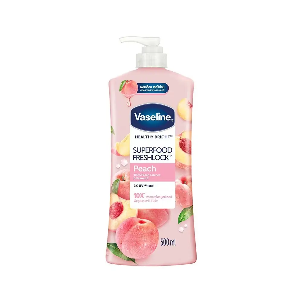 VASELINE Healthy Bright Superfood Freshlock Peach – 500ml