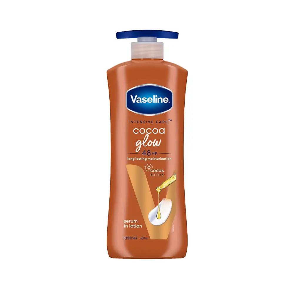 VASELINE Intensive Care Cocoa Glow Body Lotion (600ml | India)