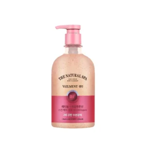 VEILMENT Natural Spa Dead Sea Salt Scrub Body Cleanser Black Rose 400g
