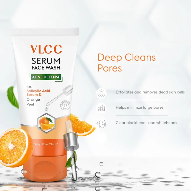VLCC Acne Defense Serum Face Wash with Salicylic Acid Serum & Orange