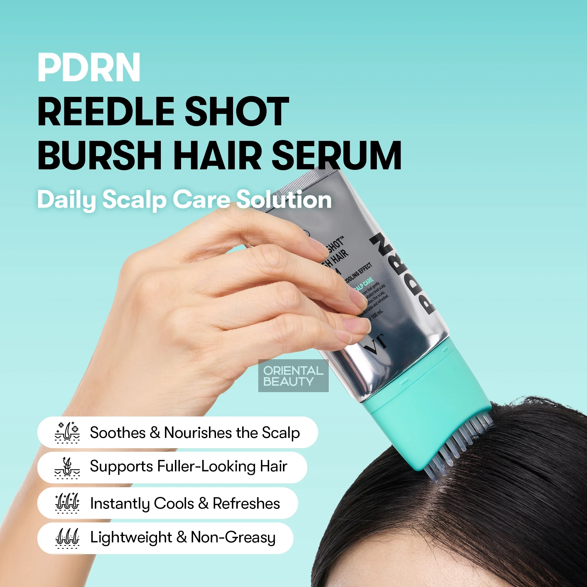 VT Cosmetics PDRN Reedle Shot Brush Hair Serum 100ml