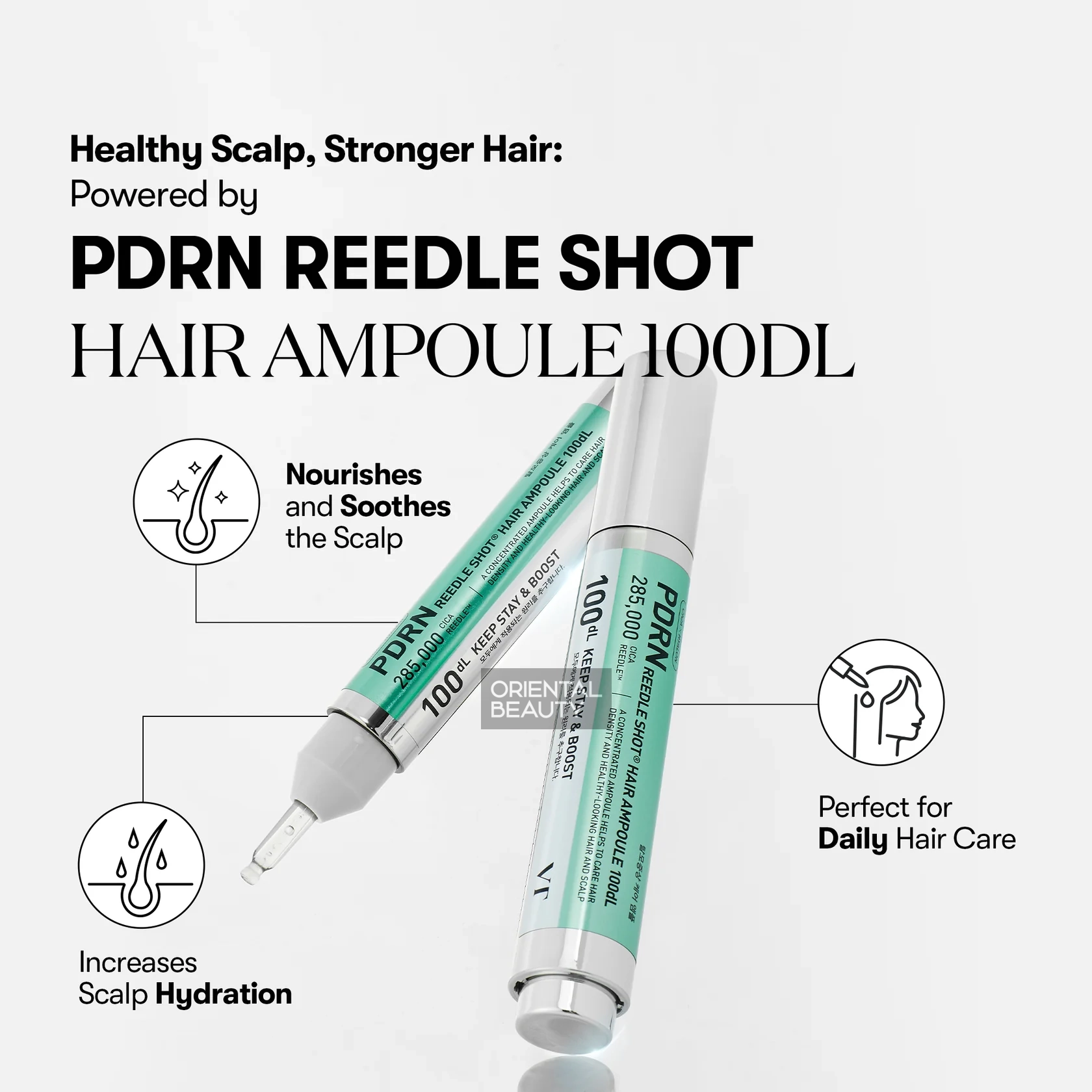 VT Cosmetics PDRN Reedle Shot Hair Ampoule 100dl