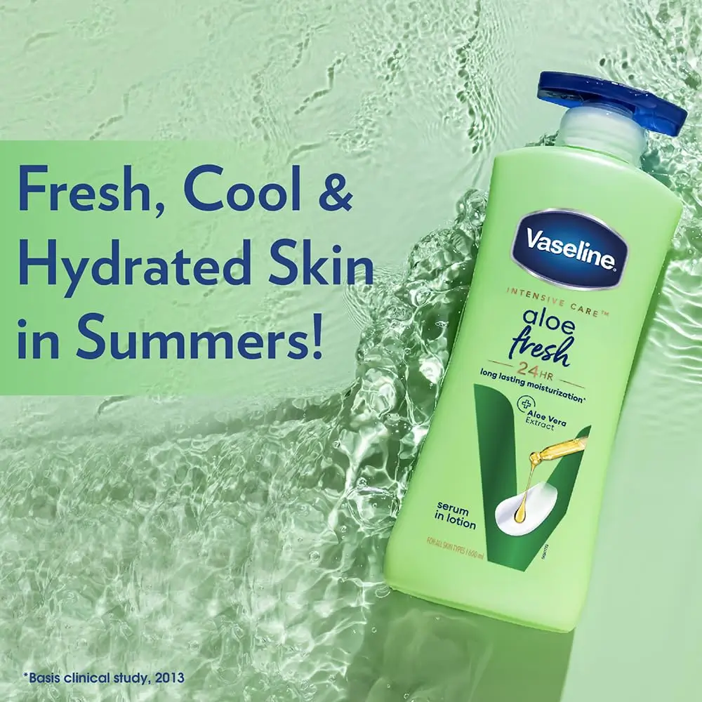Vaseline Aloe Fresh Body Lotion (400ml | India)