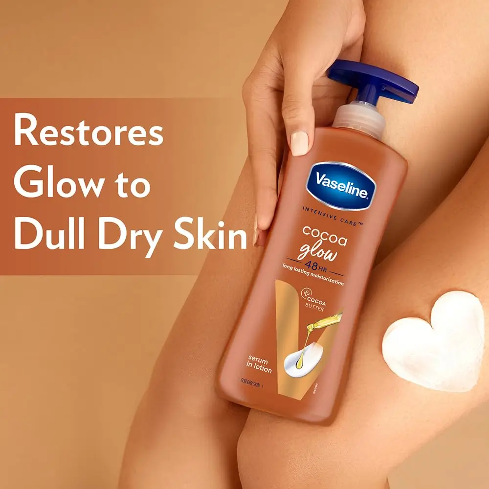 VASELINE Intensive Care Cocoa Glow Body Lotion (600ml | India)