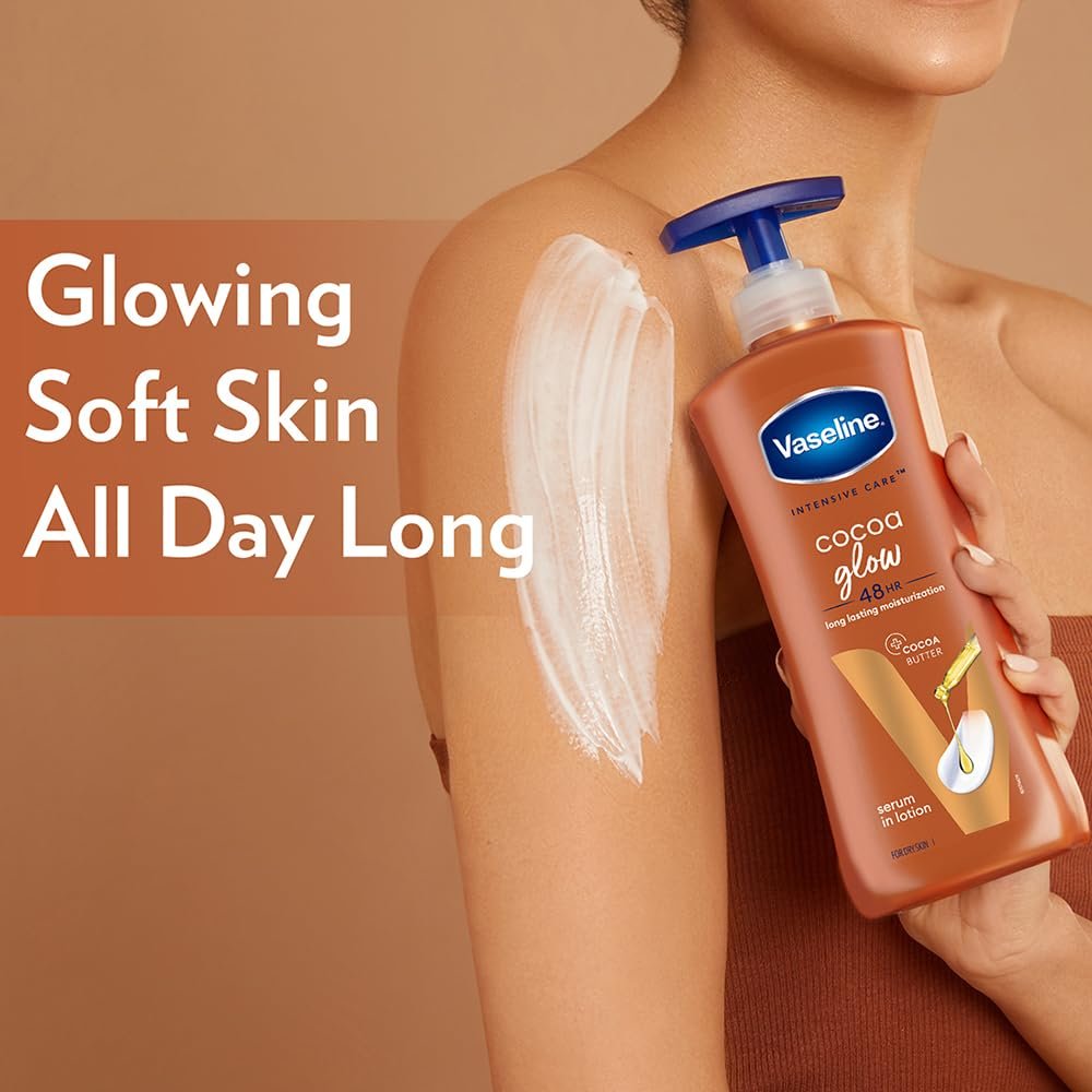 VASELINE Intensive Care Cocoa Glow Body Lotion (400ml | India)