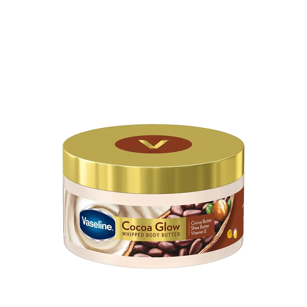 Vaseline Cocoa Glow Whipped Body Butter (180g | India)