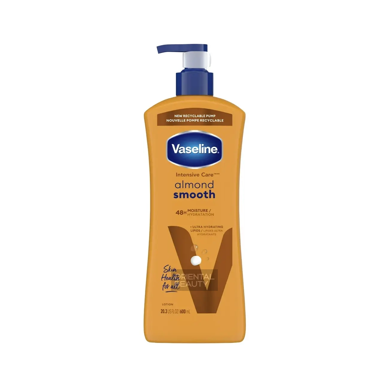 Vaseline Intensive Care Almond Smooth Body Lotion (600ml | USA)