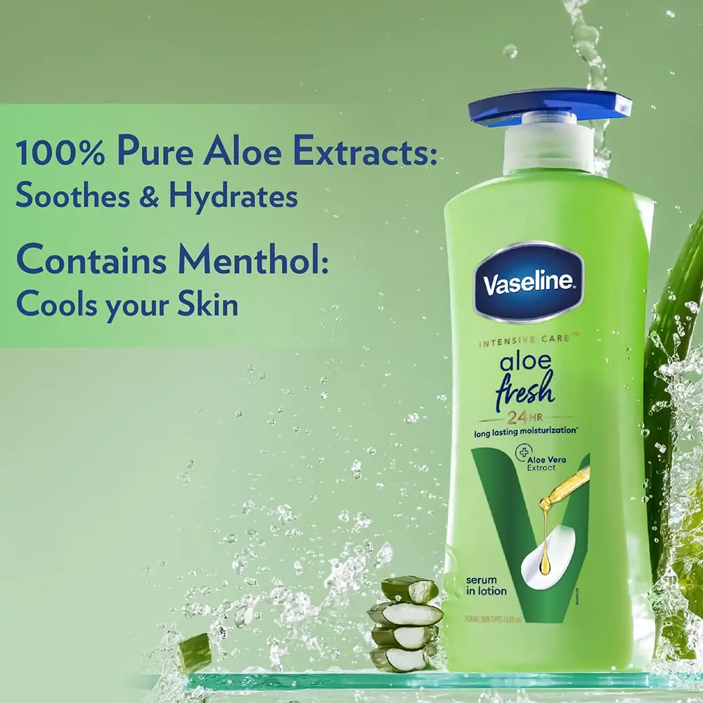 Vaseline Aloe Fresh Body Lotion (400ml | India)