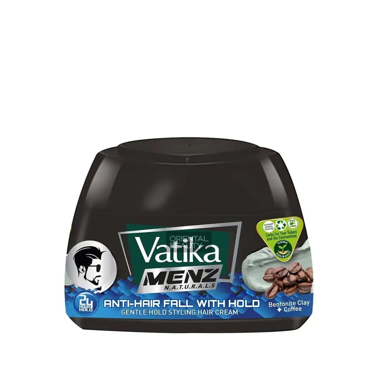 Vatika Menz Anti-Hair Fall Styling Hair Cream with 24 Hour Hold (140ml | UAE)