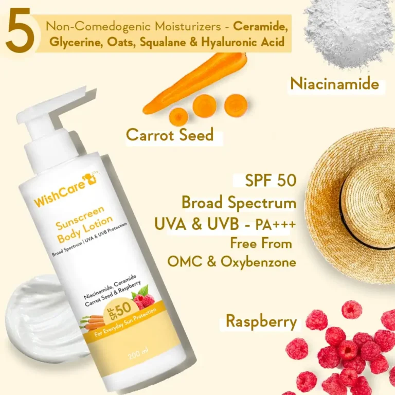WishCare Sunscreen Body Lotion SPF 50 PA+++