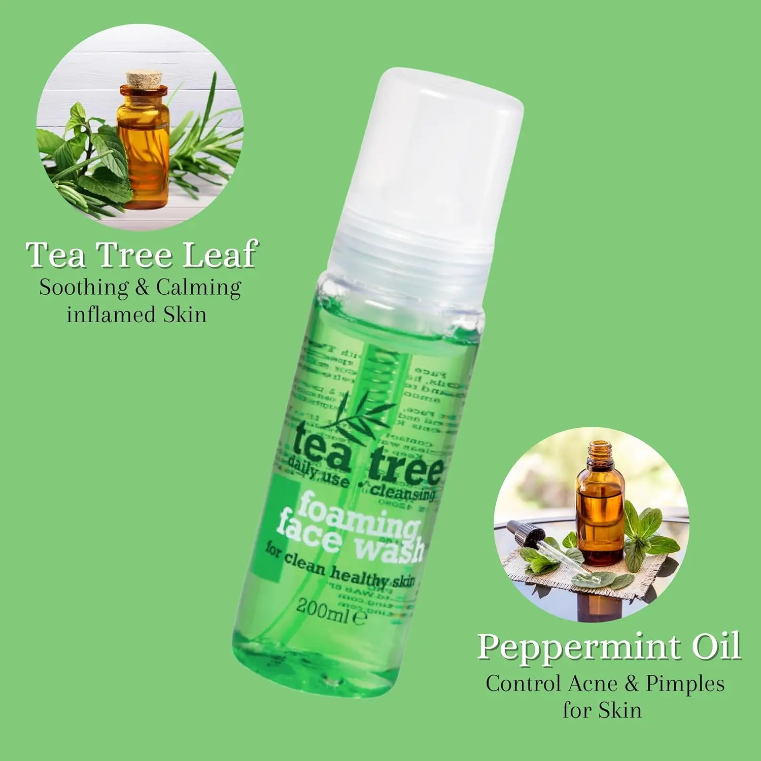 XPEL Tea Tree Foaming Face Wash