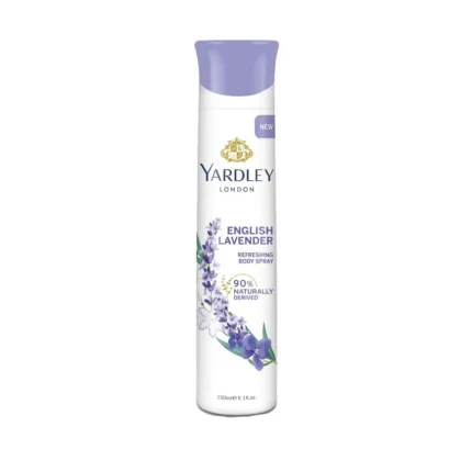 Yardley London English Lavender Refreshing Deodorant Body Spray For Women 150ml
