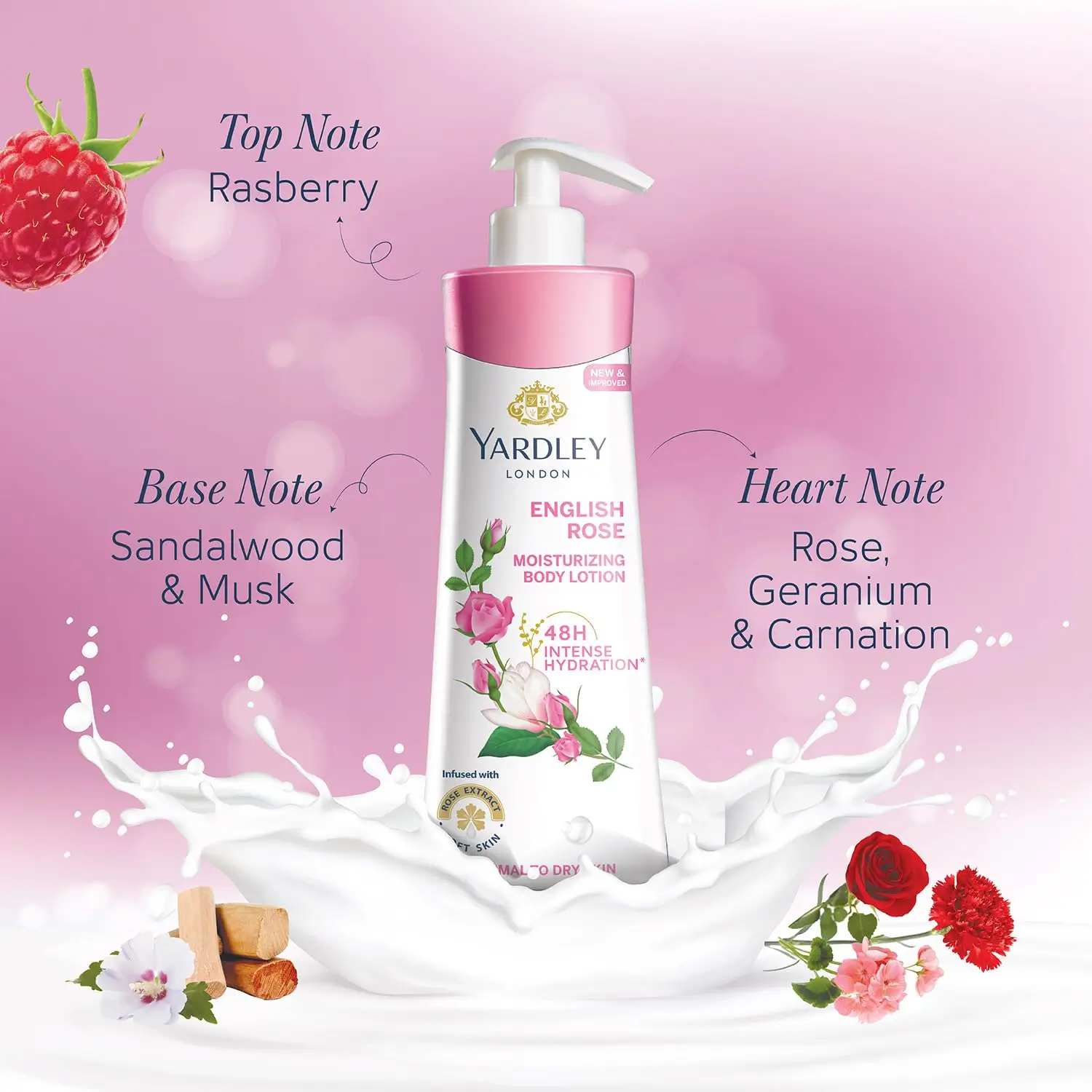Yardley London English Rose Moisturizing Body Lotion