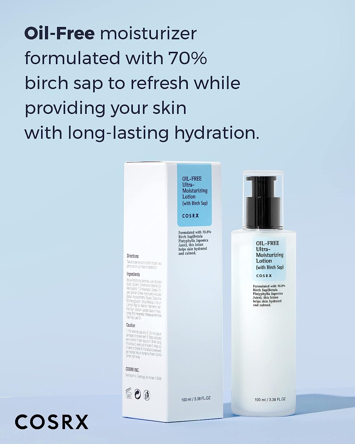 COSRX Oil Free Ultra Moisturizing lotion
