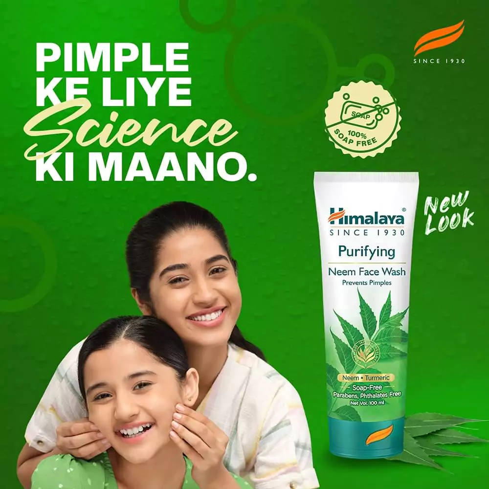 HIMALAYA Purifying Neem Face Wash (100ml | India)