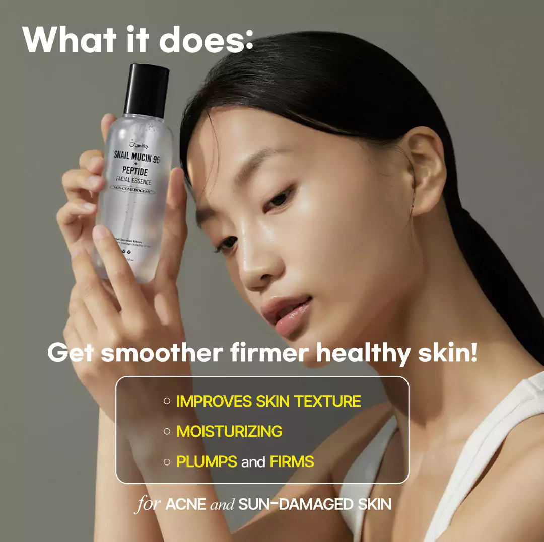 JUMISO Snail Mucin 95+ Peptide Facial Essence