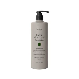 simplyO Biotin Shampoo for Hair Loss Green Breeze 500ml