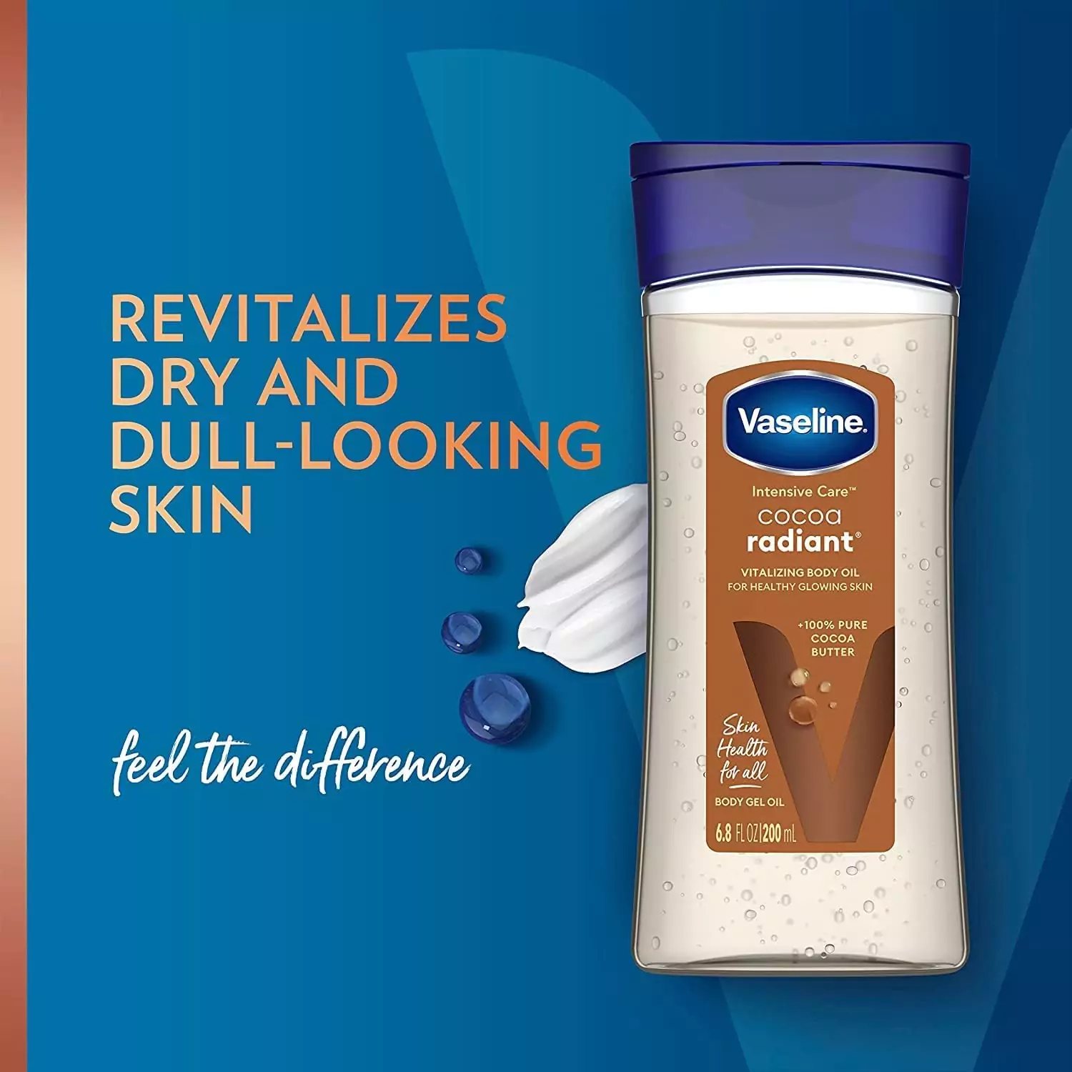 VASELINE Intensive Care Cocoa Radiant Gel Oil – USA